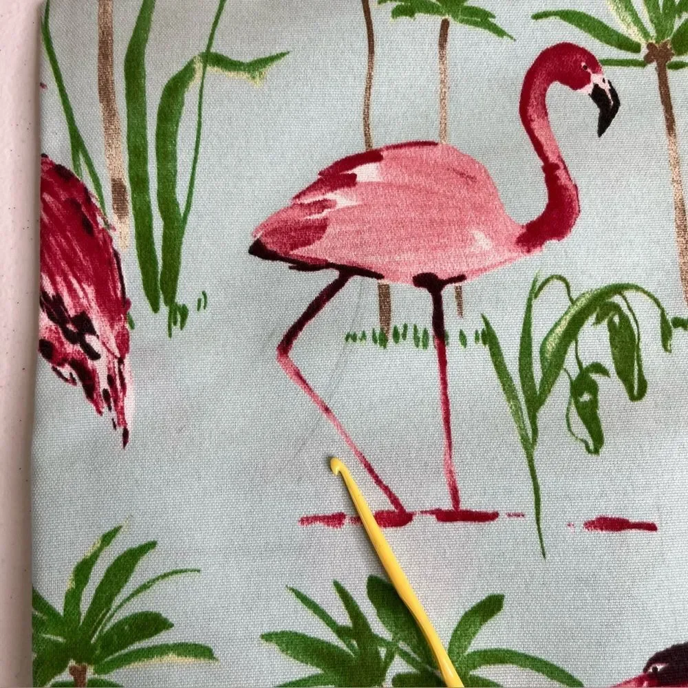 Handmade Seasonal Holiday Pillow COVERS 5 Pair Fall Summer Spring Flamingo 16 In